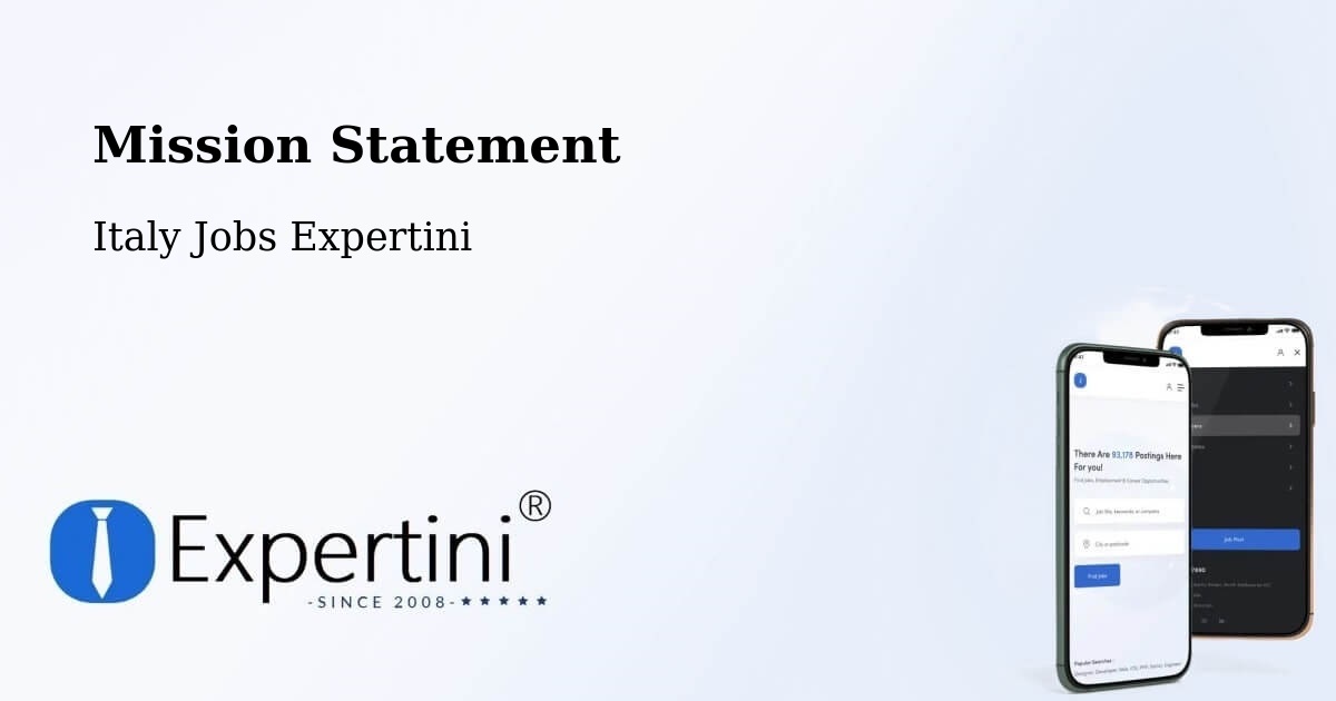 Mission Statement - Italy Jobs Expertini